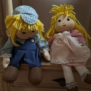 Creepy vintage Halloween dolls